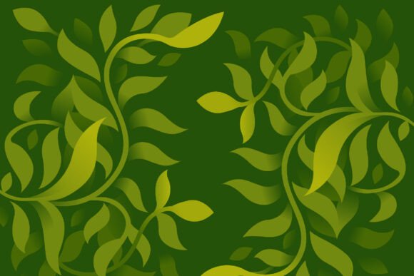 Earth Element Illustration: A Lush Graphic for Organic Branding and Packaging
