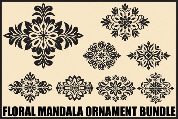 Intricate Mandala Ornament Bundle – Premium Graphics & Illustrations for Elegant Branding