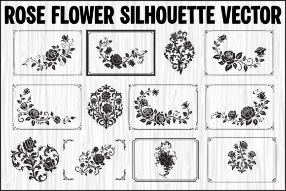 Rose Flower Silhouette Bundle: A Designer’s Honest Take for Real Embroidery Use