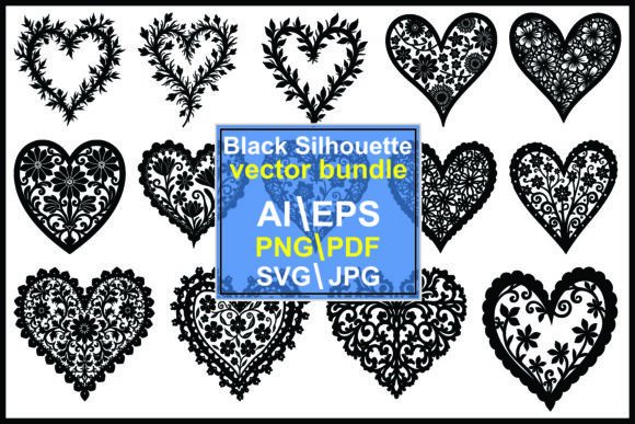 Silhouette Folk Art Heart Vector Bundle: A Seller’s Practical Review for Commercial Use