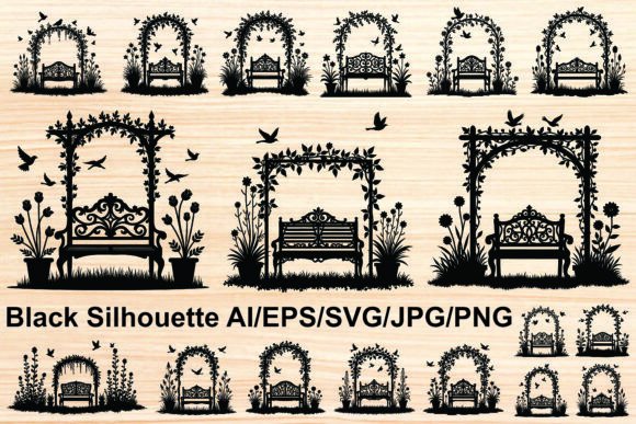 Silhouette Garden Bench Vector: A Practical Review for Digital Sellers